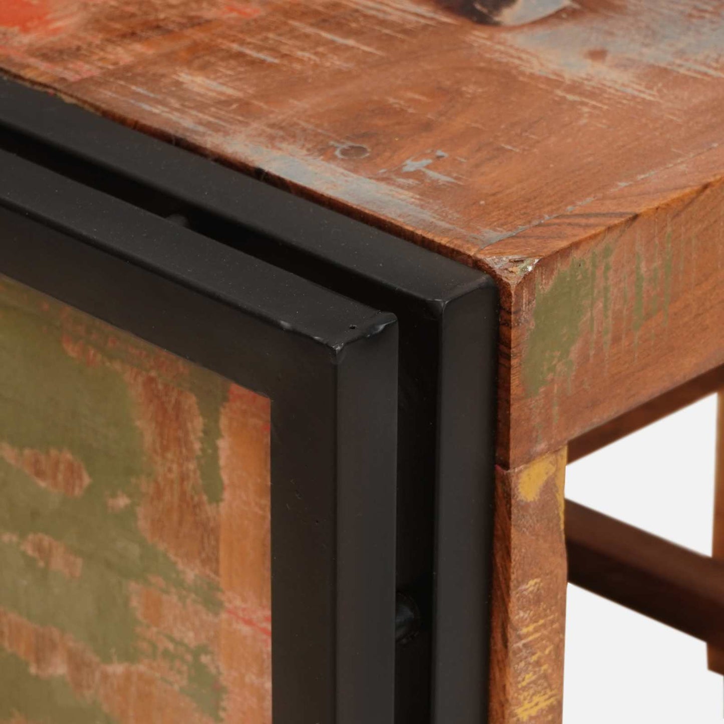 Vyno stovas Ruda 100 x 45 x 33 cm Kieta atnaujinta mediena