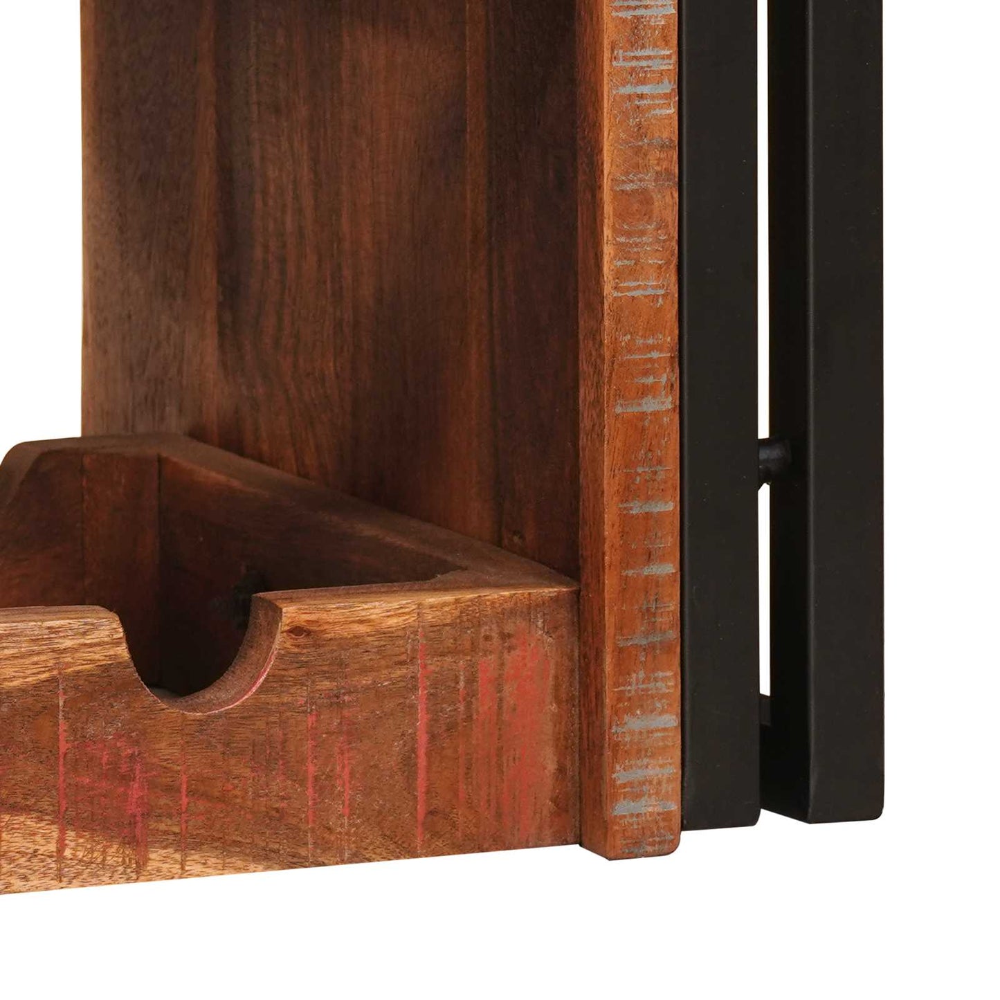 Vyno stovas Ruda 100 x 45 x 33 cm Kieta atnaujinta mediena