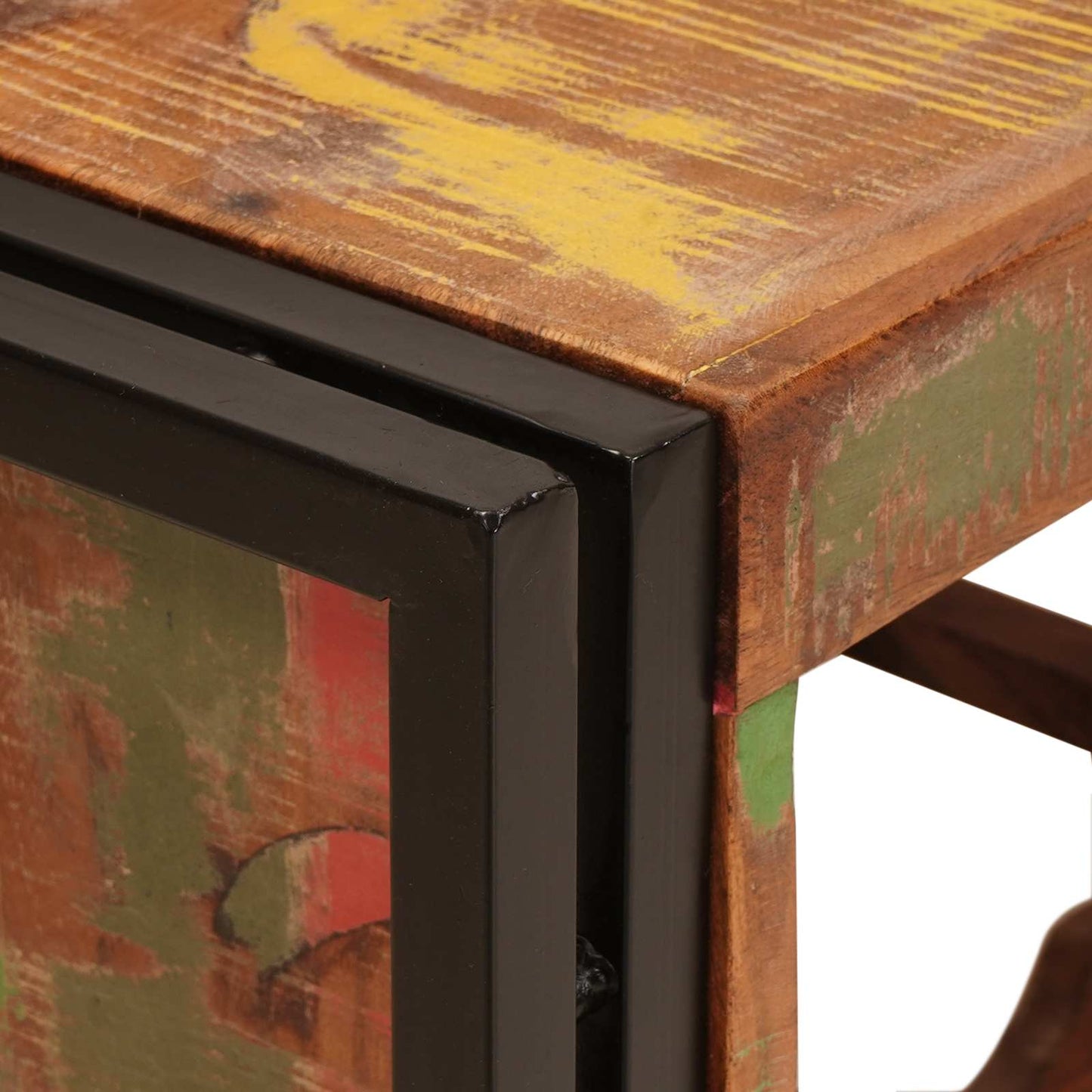 Vyno stovas Ruda 100 x 45 x 33 cm Kieta atnaujinta mediena