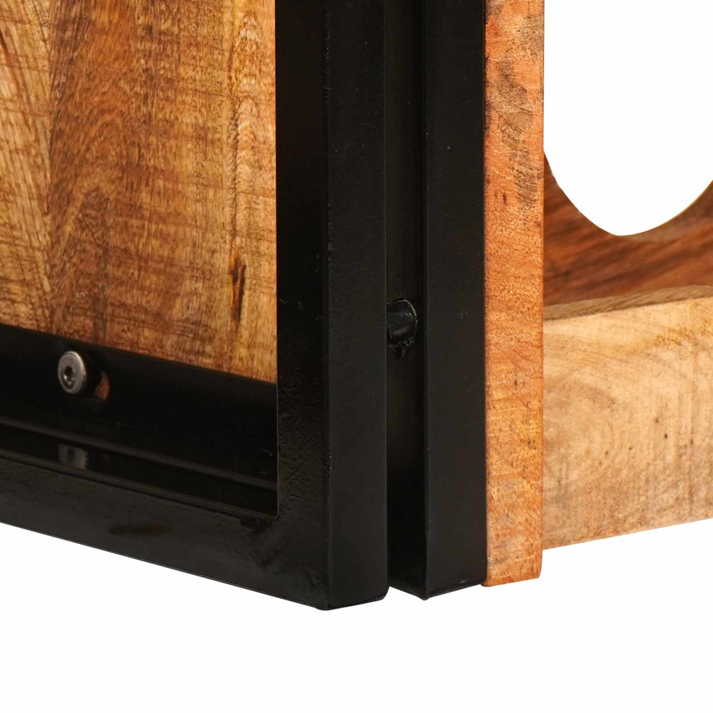 Vyno stovas Ruda 100 x 45 x 33 cm Kietas Rupus Mangų Medis