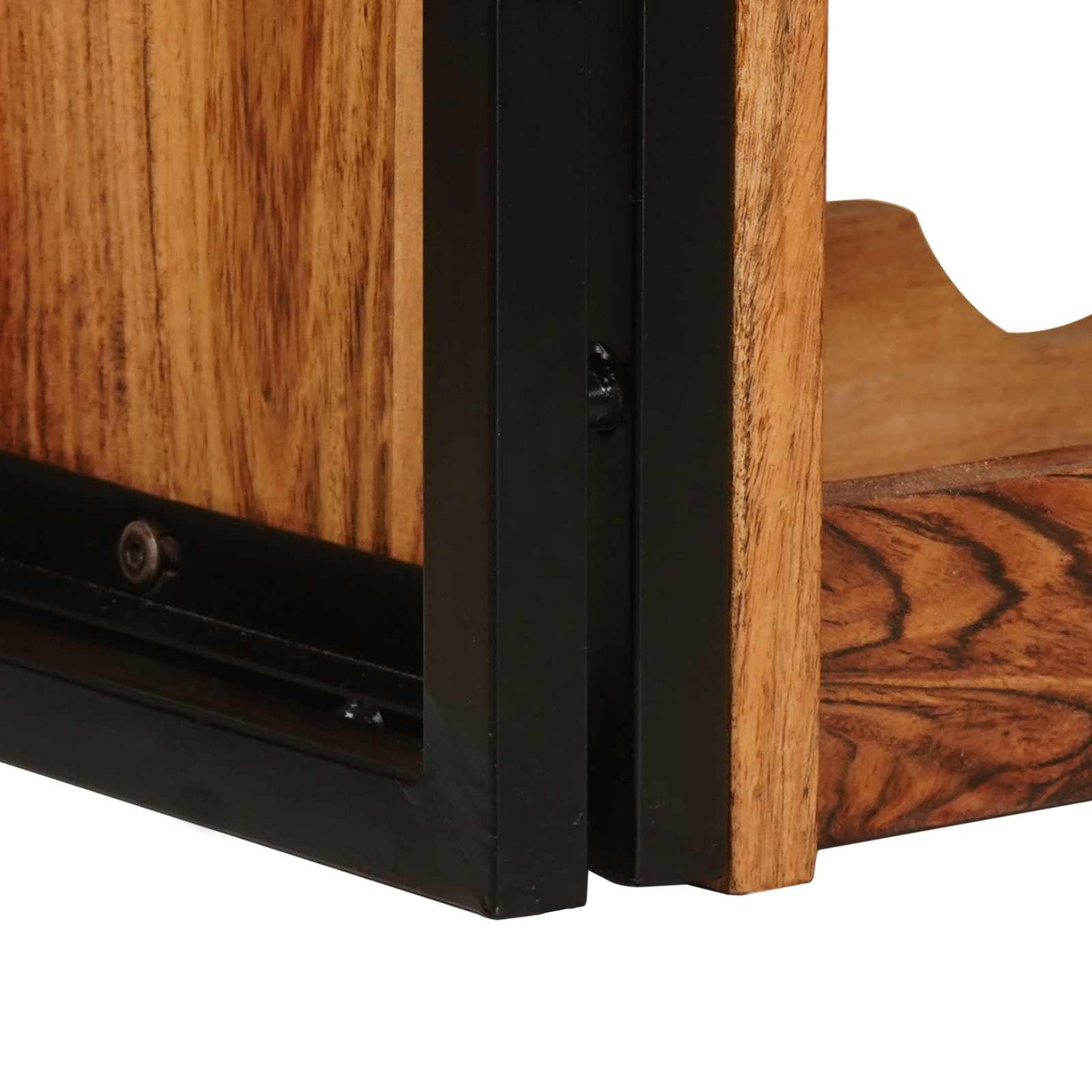 Vyno stovas Ruda 100 x 45 x 33 cm Kietos akacijos mediena