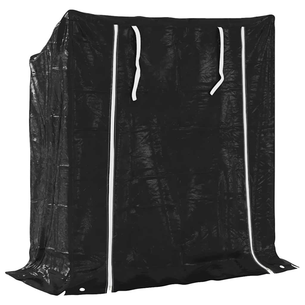 Stovas malkoms su apdangalu nuo lietaus, 100,5x40,5x110,5cm