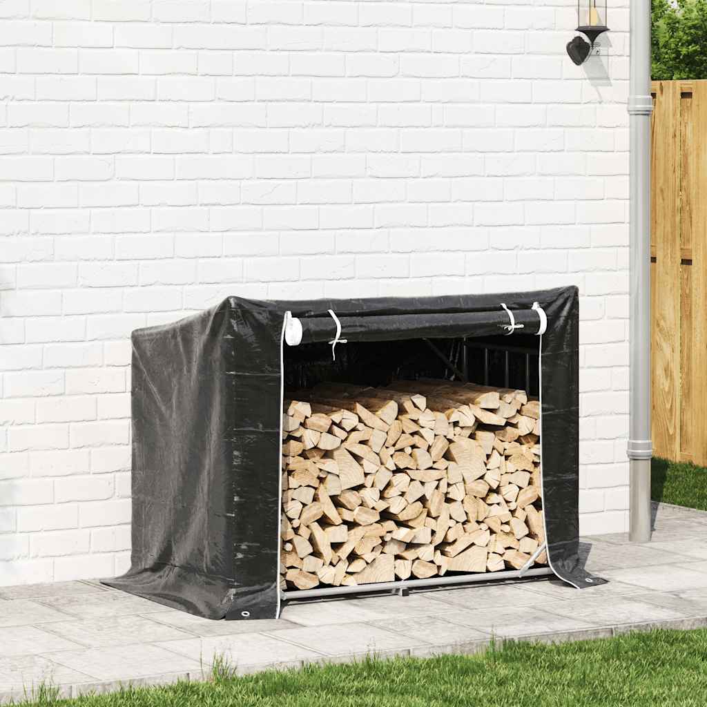 Stovas malkoms su apdangalu nuo lietaus, 151x80,5x110,5cm
