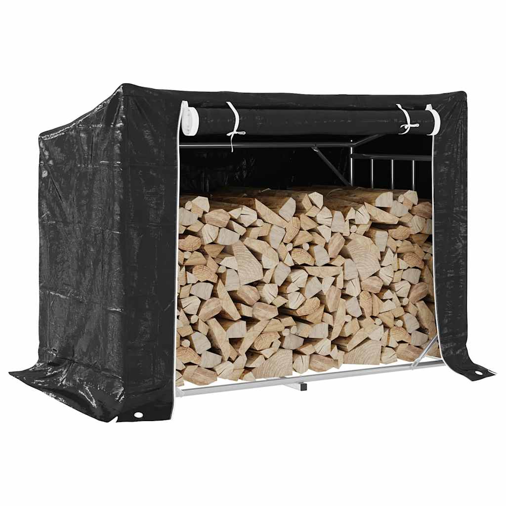 Stovas malkoms su apdangalu nuo lietaus, 151x80,5x110,5cm