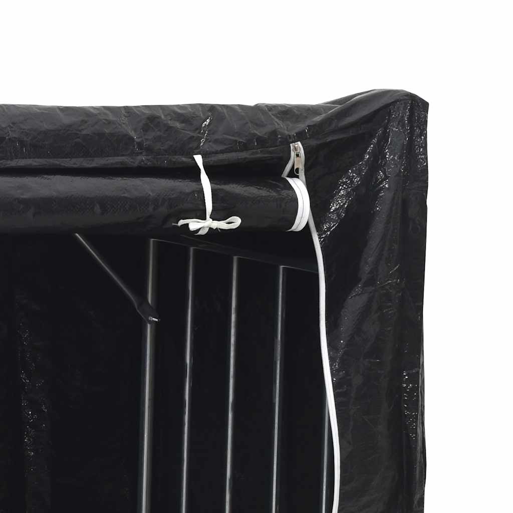 Stovas malkoms su apdangalu nuo lietaus, 200,5x100,5x110,5cm