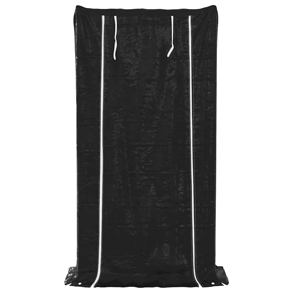 Stovas malkoms su apdangalu nuo lietaus, 100x40x200cm