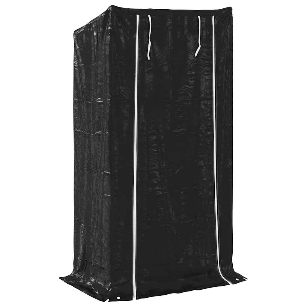Stovas malkoms su apdangalu nuo lietaus, 100x40x200cm