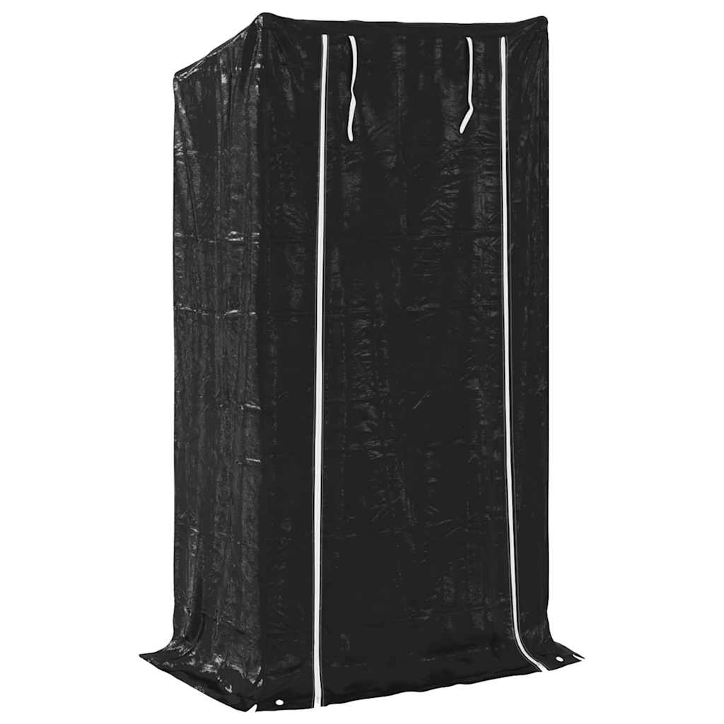 Stovas malkoms su apdangalu nuo lietaus, 100x60x200cm
