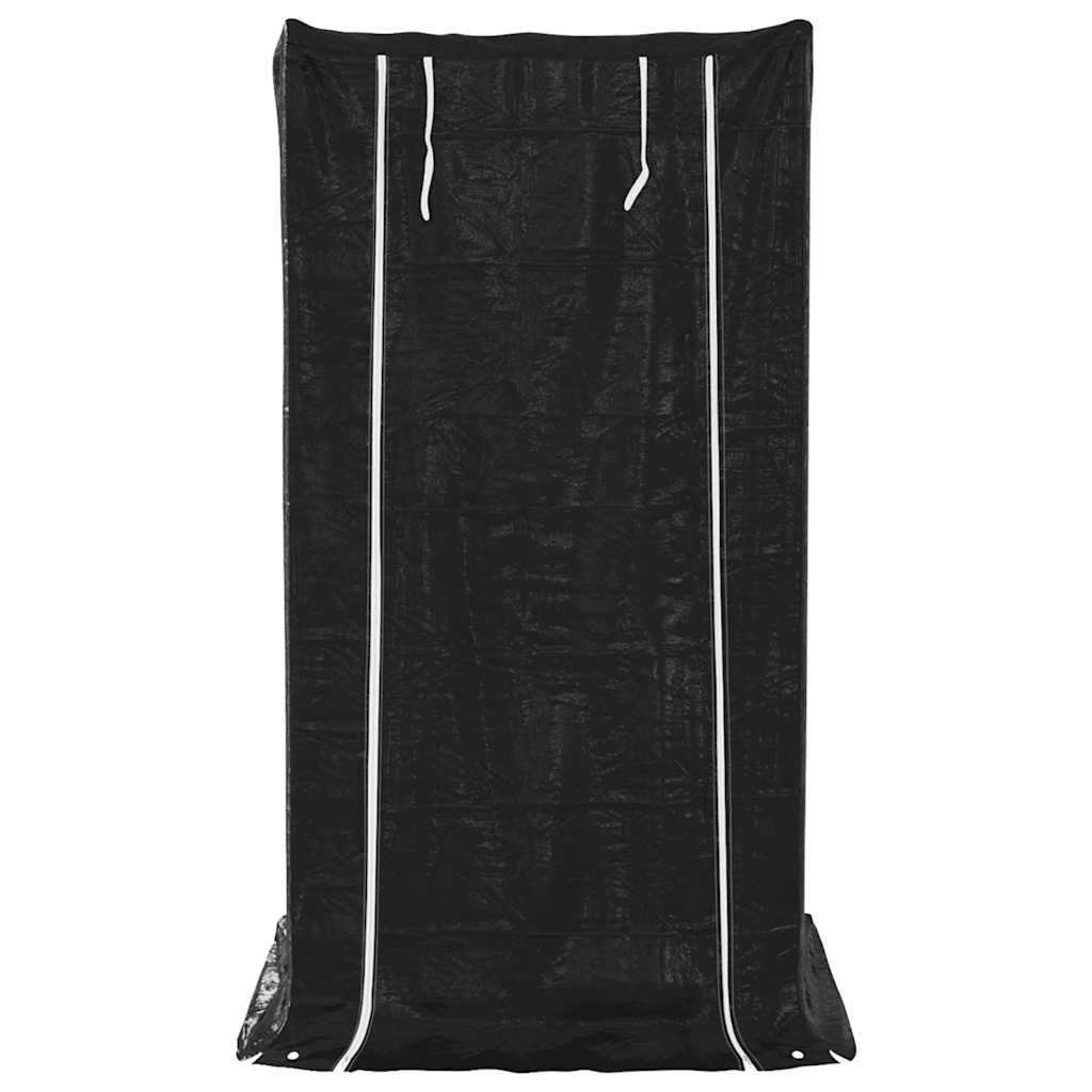Stovas malkoms su apdangalu nuo lietaus, 100x100x200cm