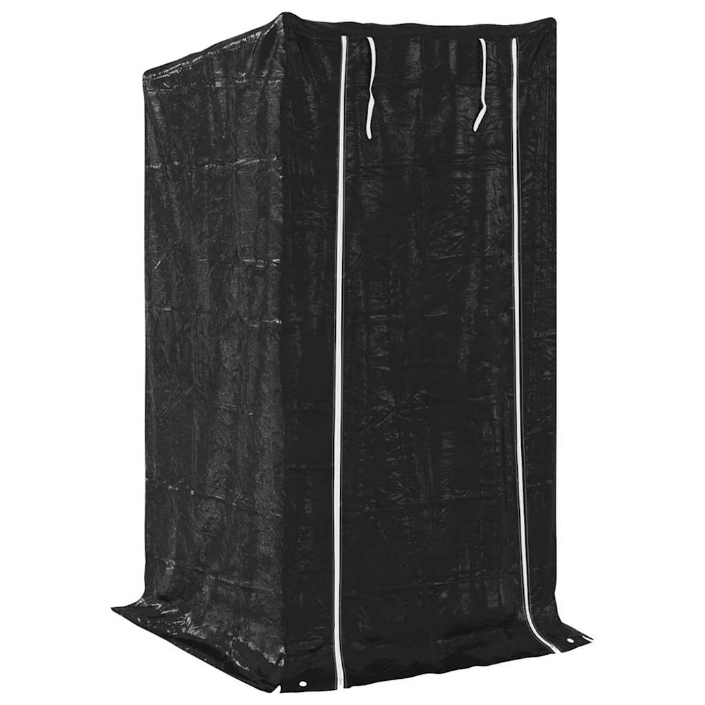 Stovas malkoms su apdangalu nuo lietaus, 100x100x200cm