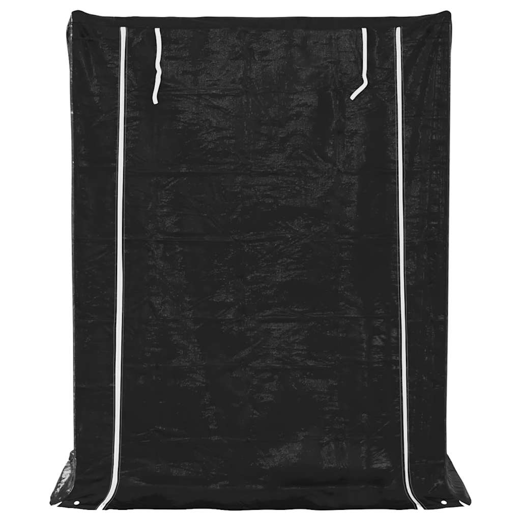 Stovas malkoms su apdangalu nuo lietaus, 150x80x200cm