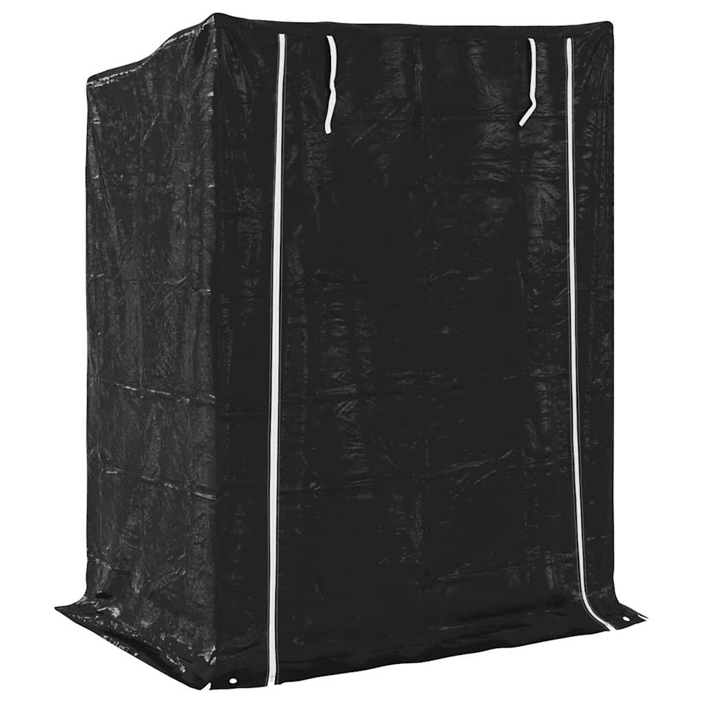 Stovas malkoms su apdangalu nuo lietaus, 150x100x200cm