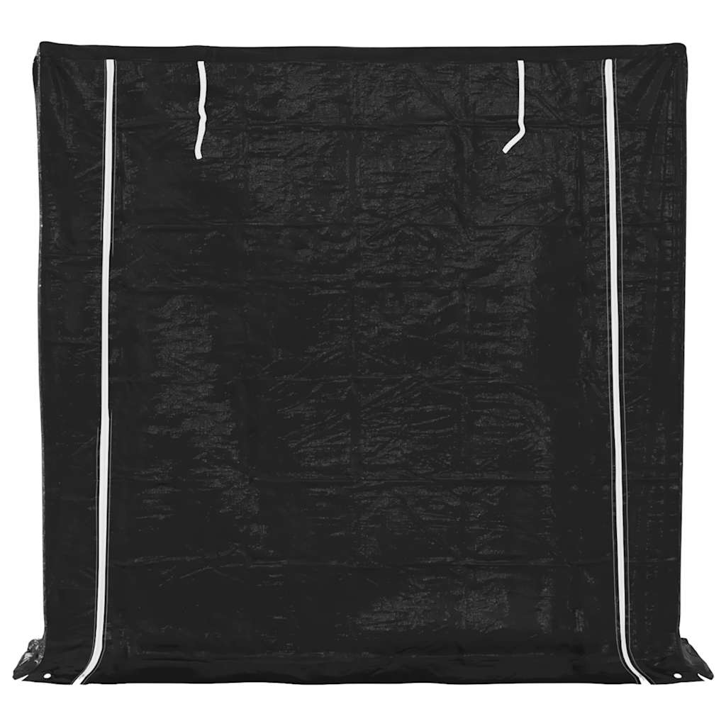 Stovas malkoms su apdangalu nuo lietaus, 200x40x200cm