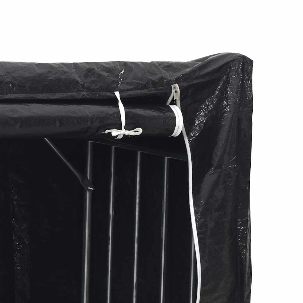 Stovas malkoms su apdangalu nuo lietaus, 200x40x200cm