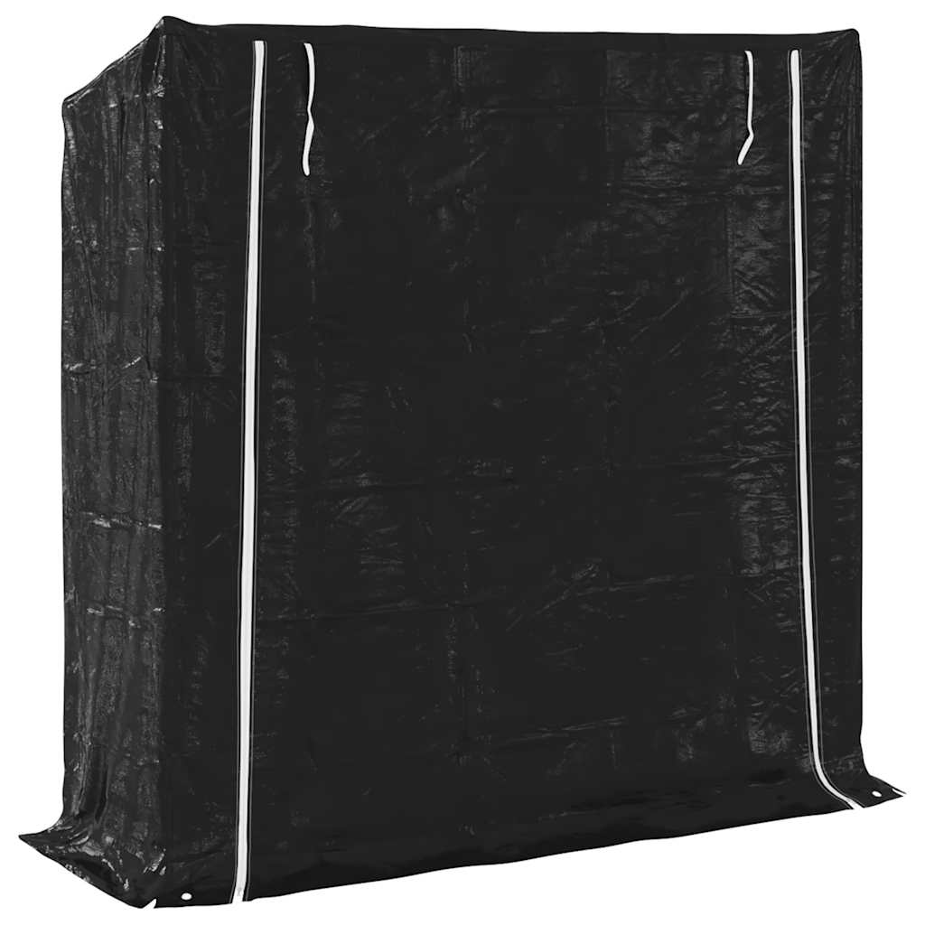 Stovas malkoms su apdangalu nuo lietaus, 200x60x200cm