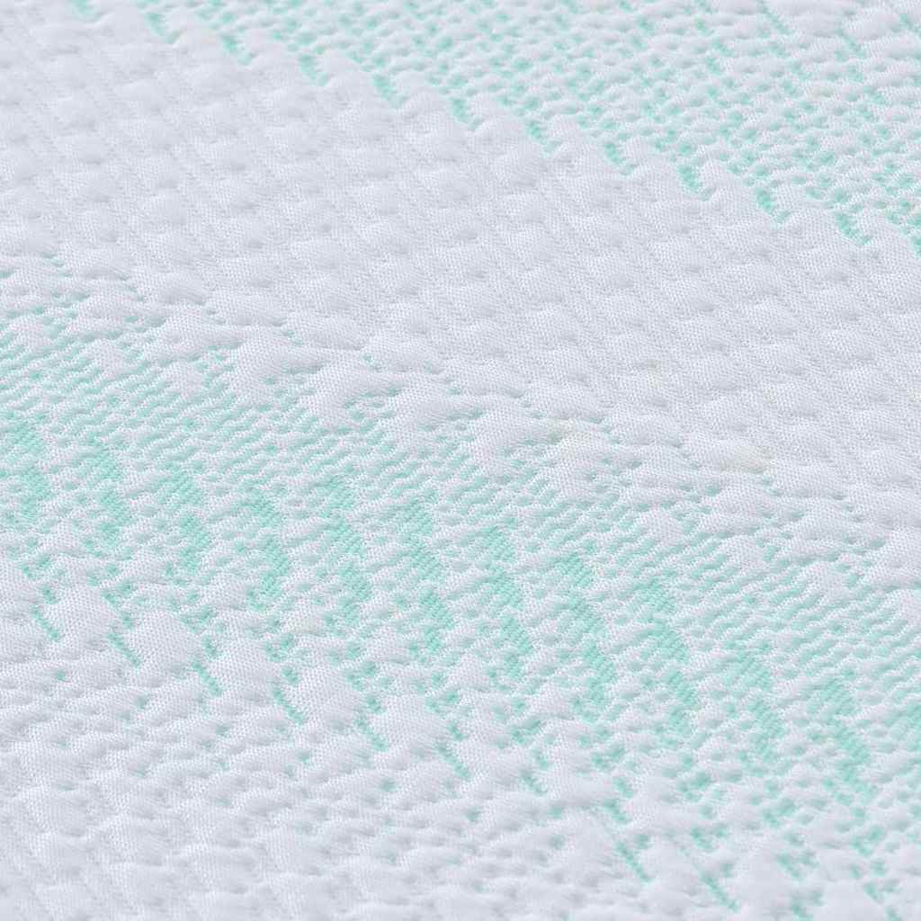 Čiužinio pagalvėlės Balta ir žalia 80 x 200 cm