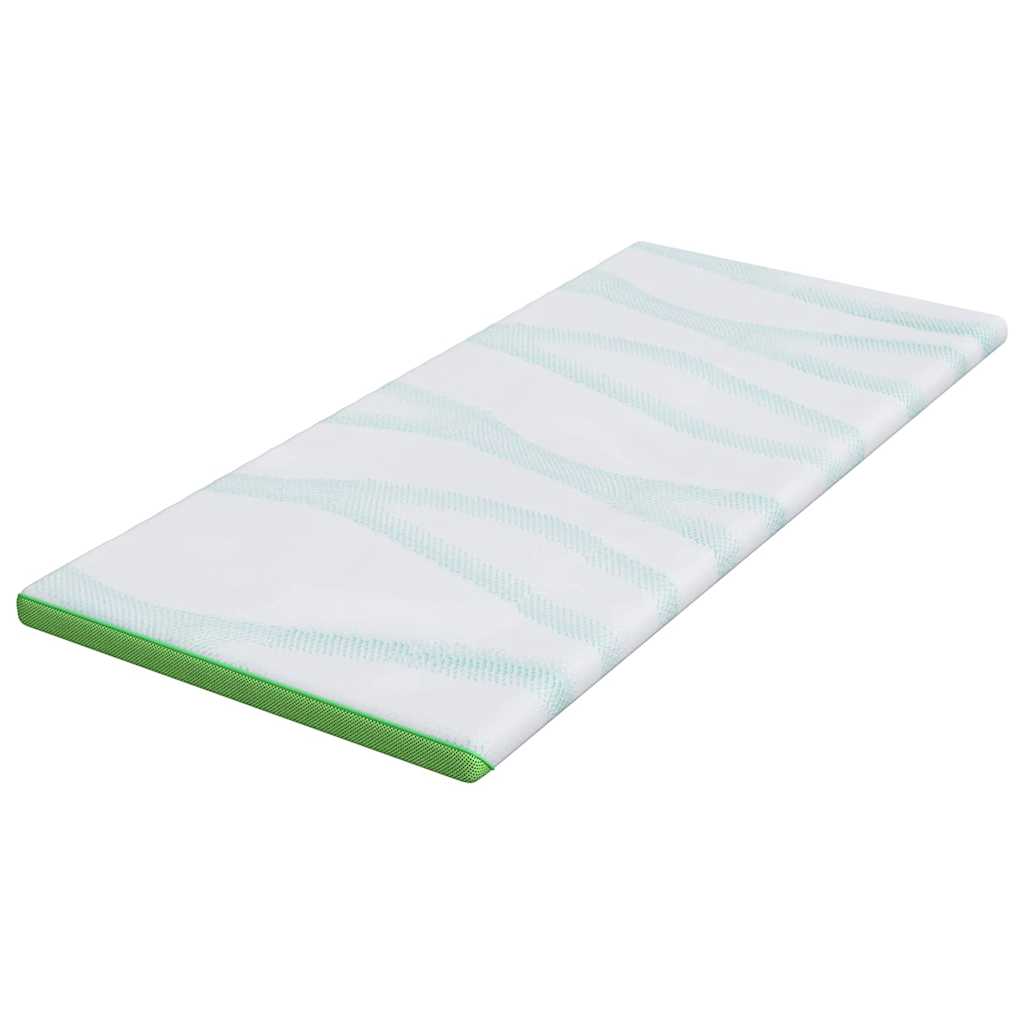 Čiužinio pagalvėlės Balta ir žalia 100 x 200 cm