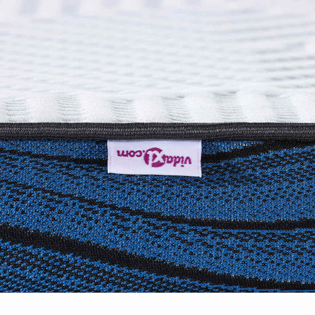 Čiužinio pagalvėlės Balta ir mėlyna 80 x 200 cm