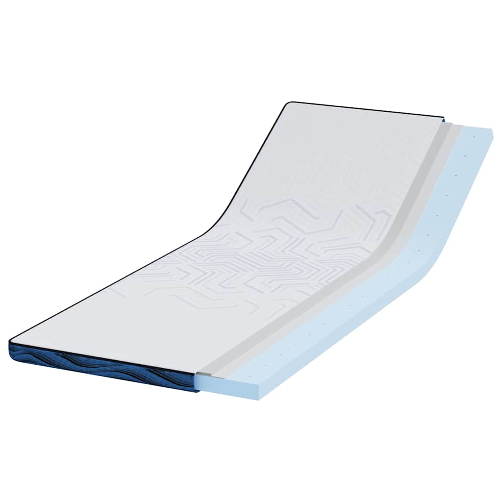 Čiužinio pagalvėlės Balta ir mėlyna 80 x 200 cm