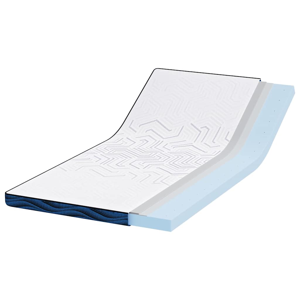 Čiužinio pagalvėlės Balta ir mėlyna 120 x 200 cm