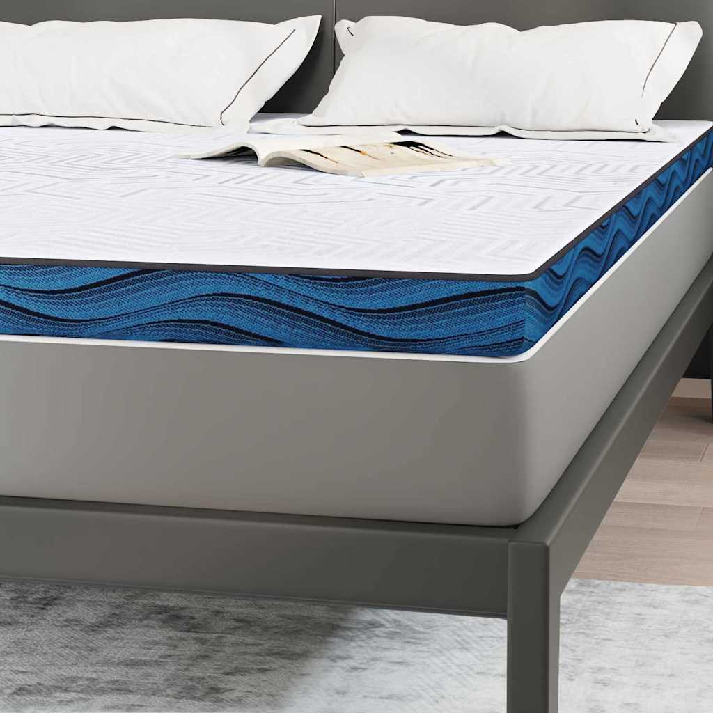 Čiužinio pagalvėlės Balta ir mėlyna 140 x 200 cm