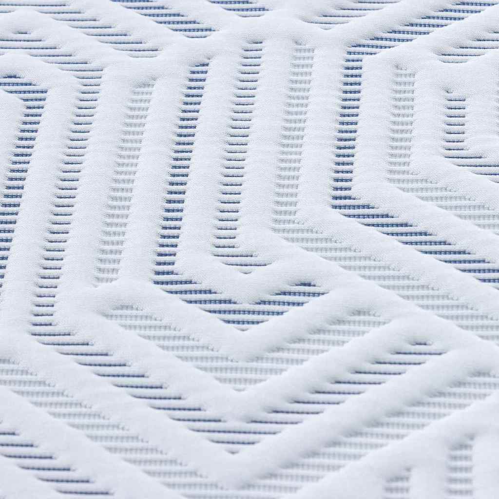 Čiužinio pagalvėlės Balta ir mėlyna 160 x 200 cm