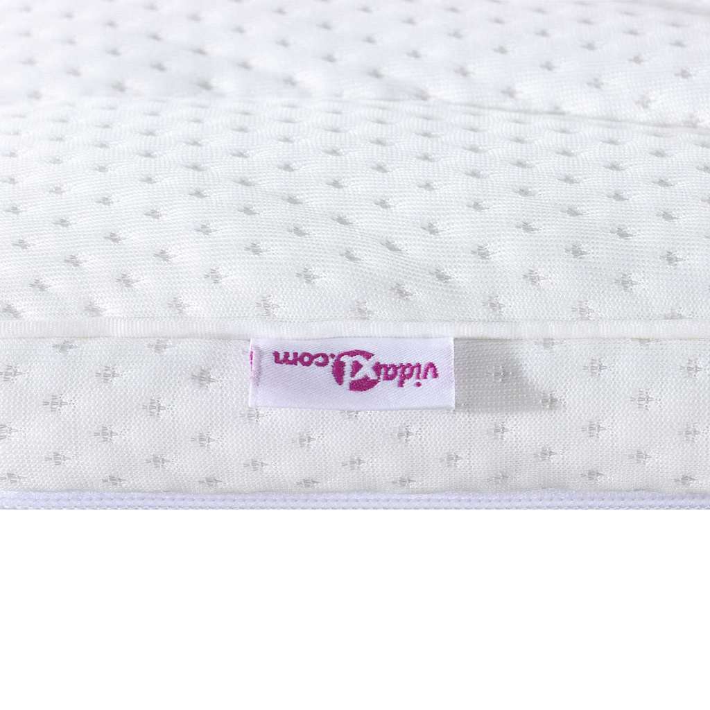 Čiužinio pagalvėlės Balta 180 x 200 cm Be klijų poliesteris