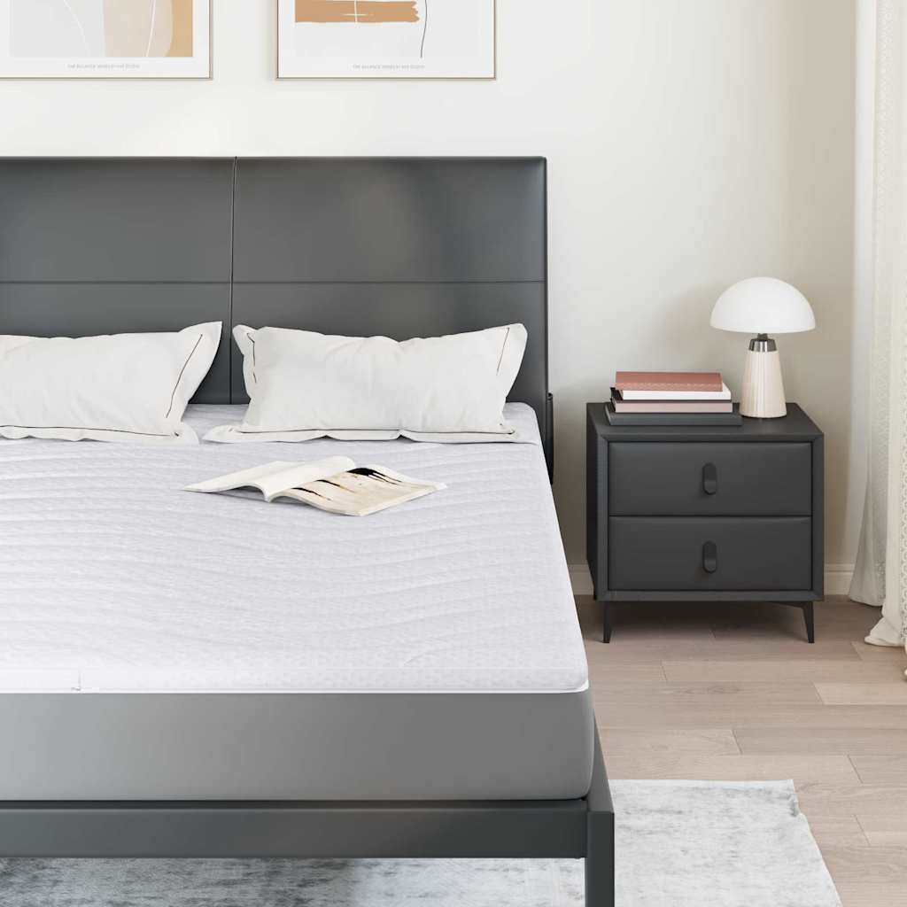 Čiužinio pagalvėlės Balta 140 x 200 cm Be klijų poliesteris