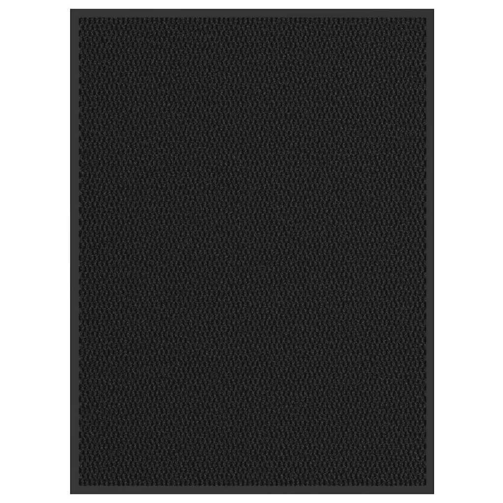 Durų kilimėlis, juodos spalvos, 80x120cm