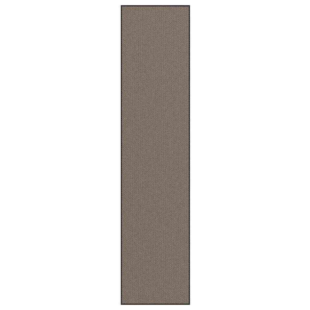 Durų kilimėlis, rudos spalvos, 115x500cm