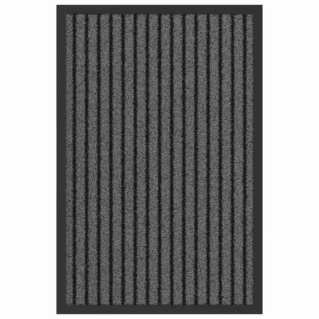 Durų kilimėlis Juoda, pilka 40 x 60 cm Polipropilenas, PVC