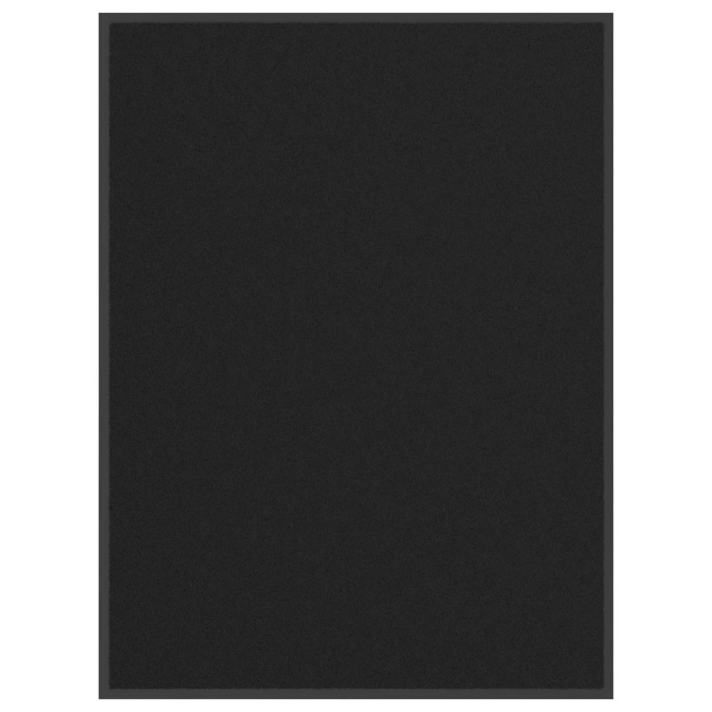 Durų kilimėlis, juodos spalvos, 90x120cm