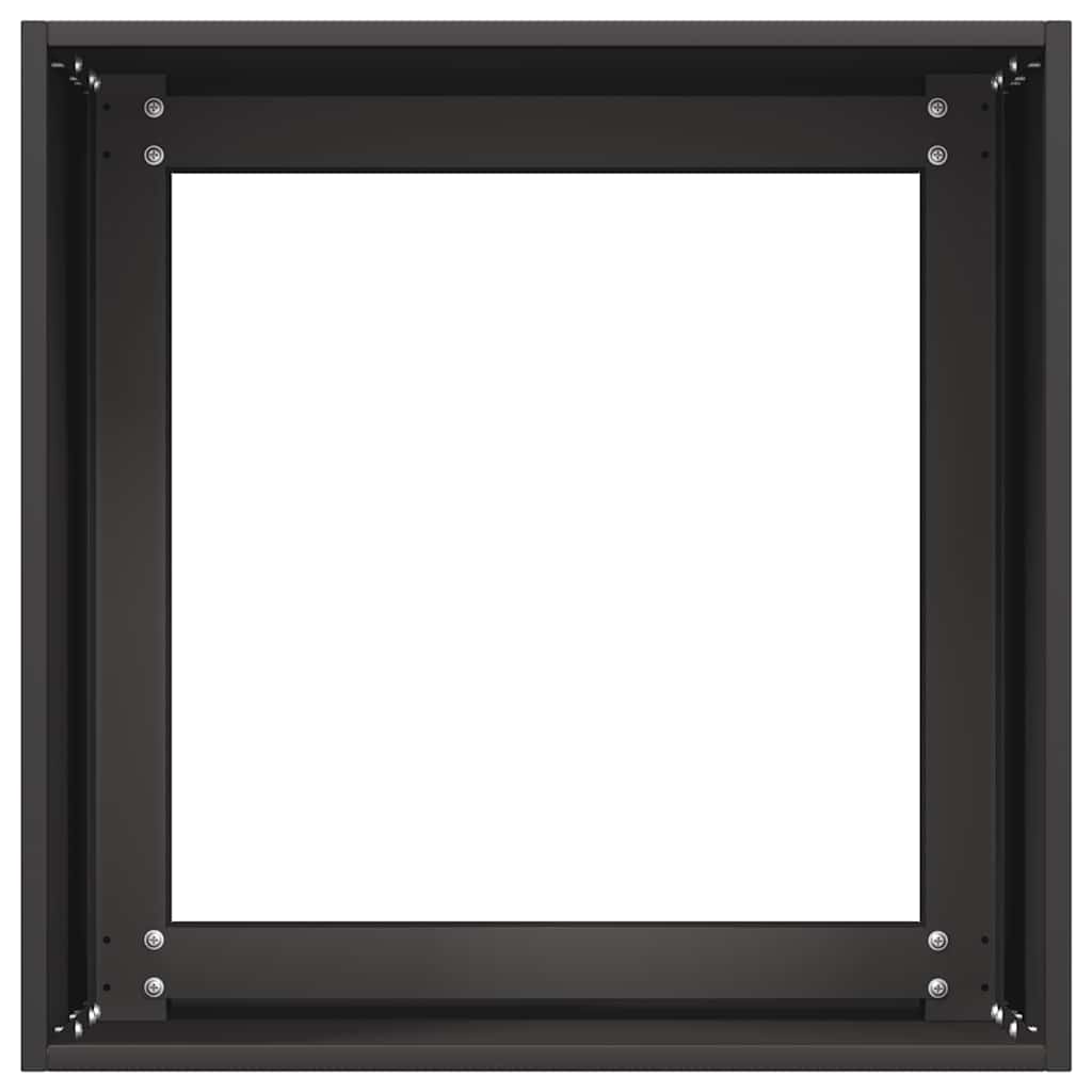 Vazonas, juodas, 40x40x40 cm, šaltai valcuotas plienas