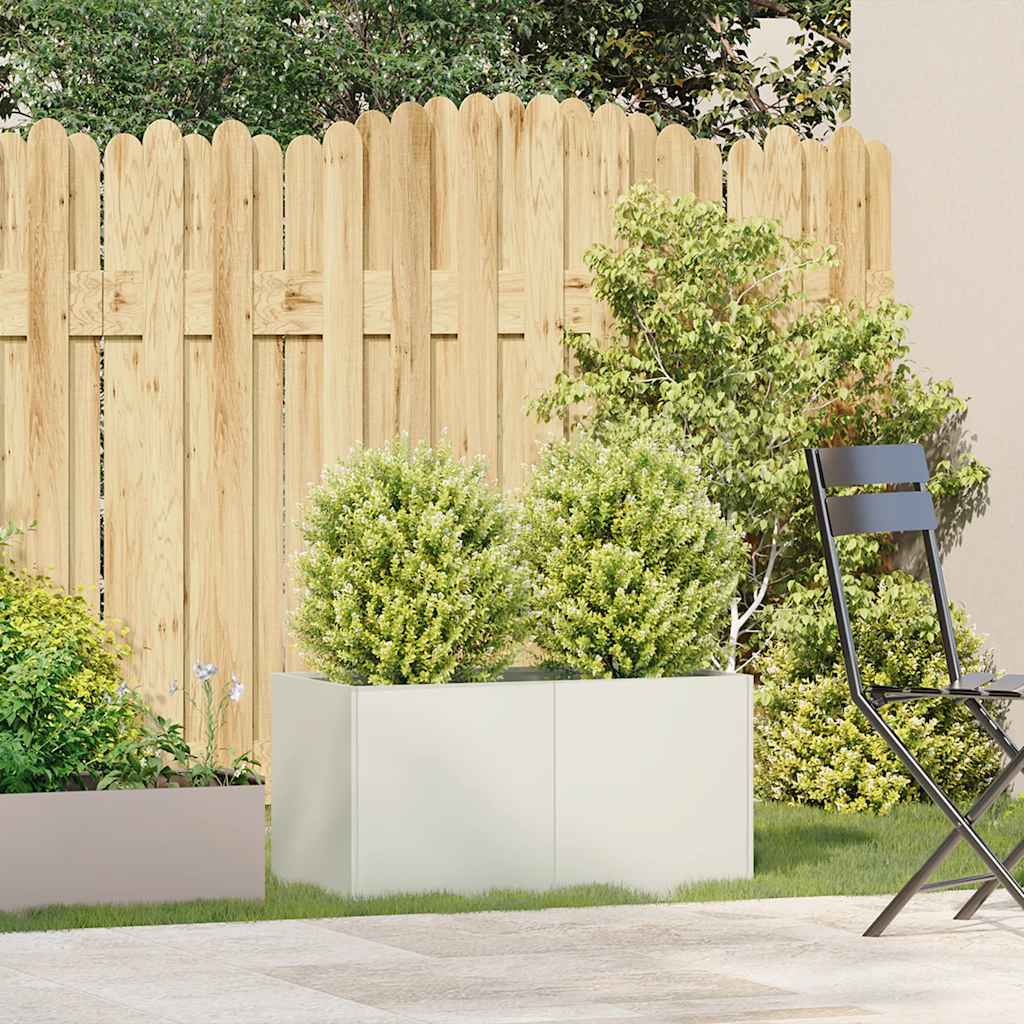 Lovelis, baltos spalvos, 80x40x40cm, šaltai valcuotas plienas
