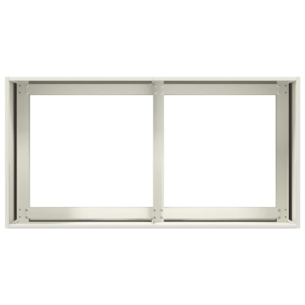 Lovelis, baltos spalvos, 80x40x40cm, šaltai valcuotas plienas