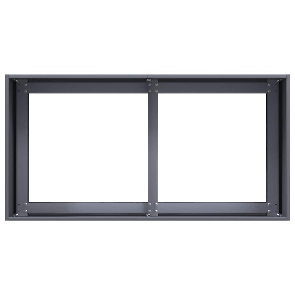 Lovelis, antracito, 80x40x40cm, šaltai valcuotas plienas