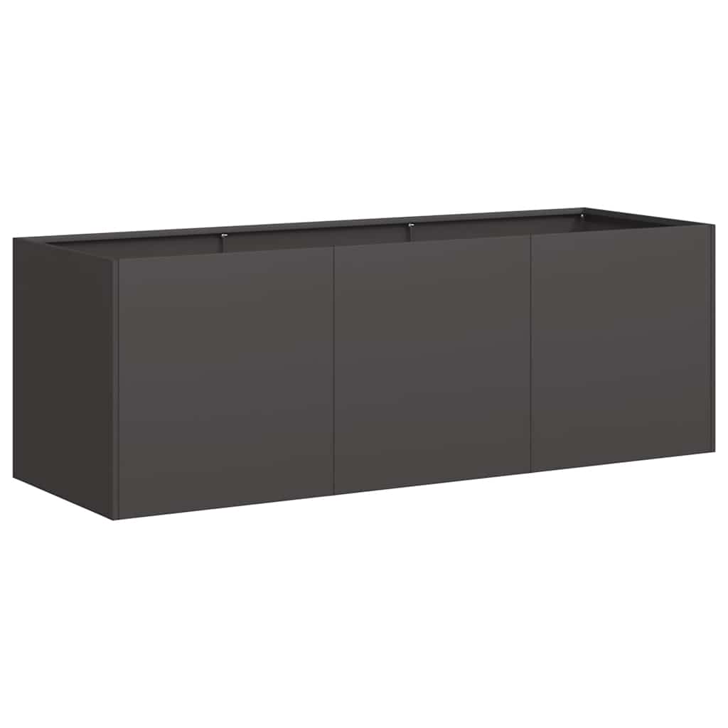 Lovelis, juodos spalvos, 120x40x40cm, šaltai valcuotas plienas