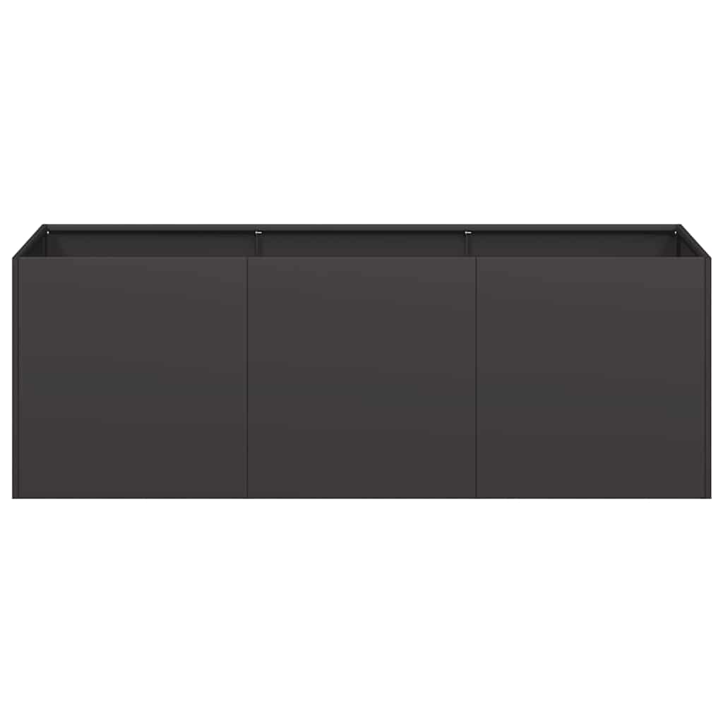 Lovelis, juodos spalvos, 120x40x40cm, šaltai valcuotas plienas