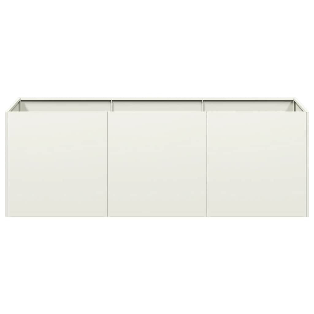 Lovelis, baltos spalvos, 120x40x40cm, šaltai valcuotas plienas