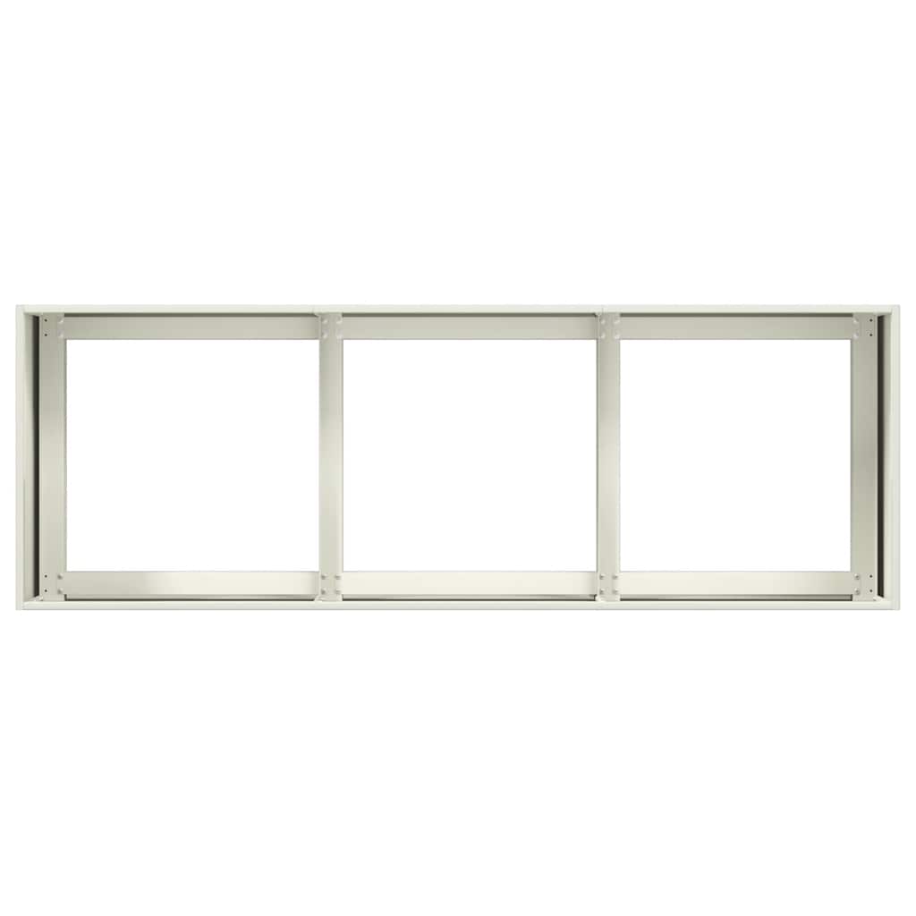 Lovelis, baltos spalvos, 120x40x40cm, šaltai valcuotas plienas