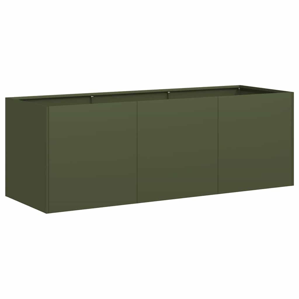 Lovelis, alyvuogių žalias, 120x40x40cm šaltai valcuotas plienas