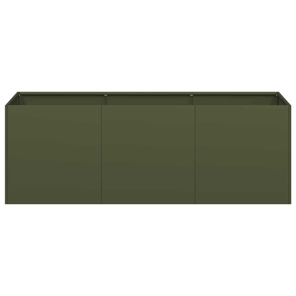 Lovelis, alyvuogių žalias, 120x40x40cm šaltai valcuotas plienas