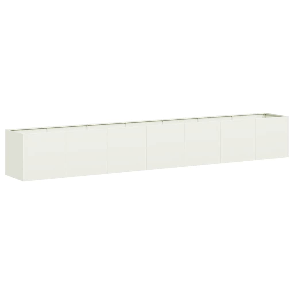 Lovelis, baltos spalvos, 280x40x40cm, šaltai valcuotas plienas