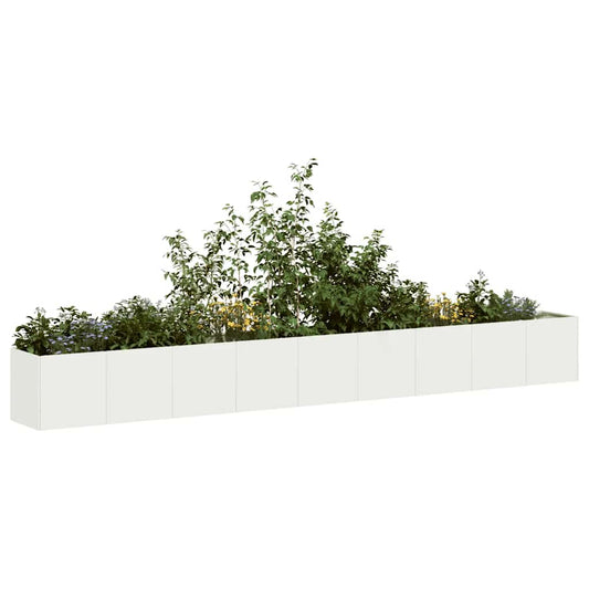 Lovelis, baltos spalvos, 360x40x40cm, šaltai valcuotas plienas