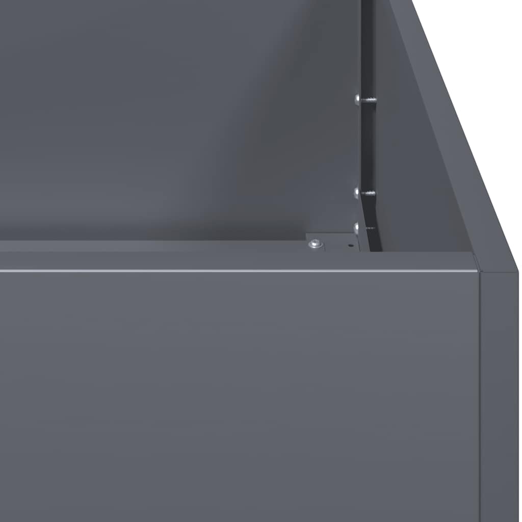 Lovelis, antracito, 40x40x80cm, šaltai valcuotas plienas