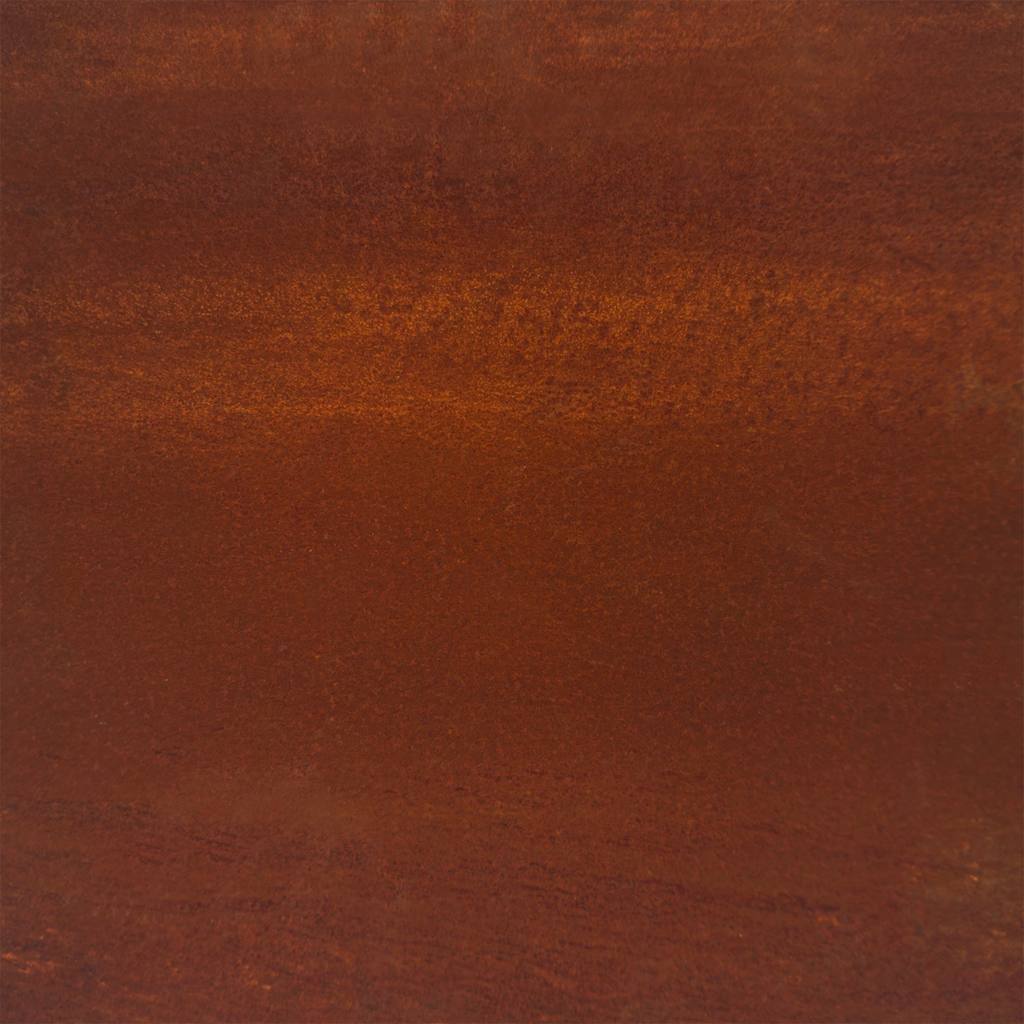 Lovelis, rūdžių, 40x40x80cm, oro sąlygoms atsparus plienas