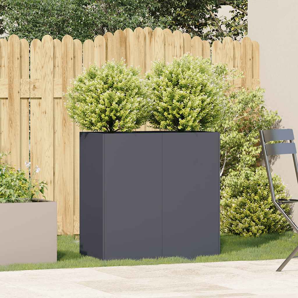 Lovelis, antracito, 80x40x80cm, šaltai valcuotas plienas