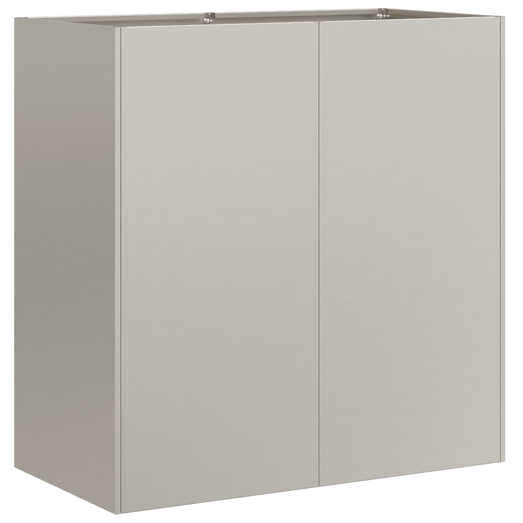 Lovelis, rūdžių, 80x40x80cm, oro sąlygoms atsparus plienas