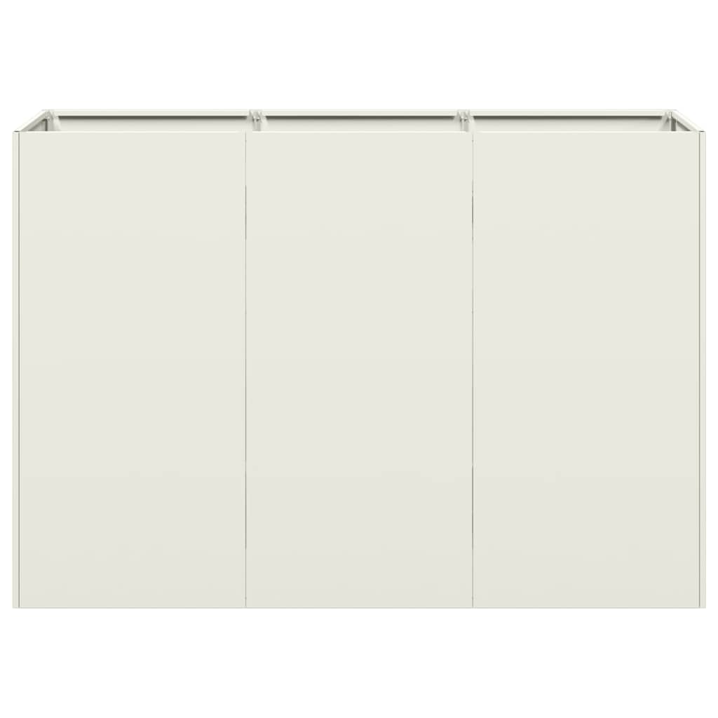Lovelis, baltos spalvos, 120x40x80cm, šaltai valcuotas plienas