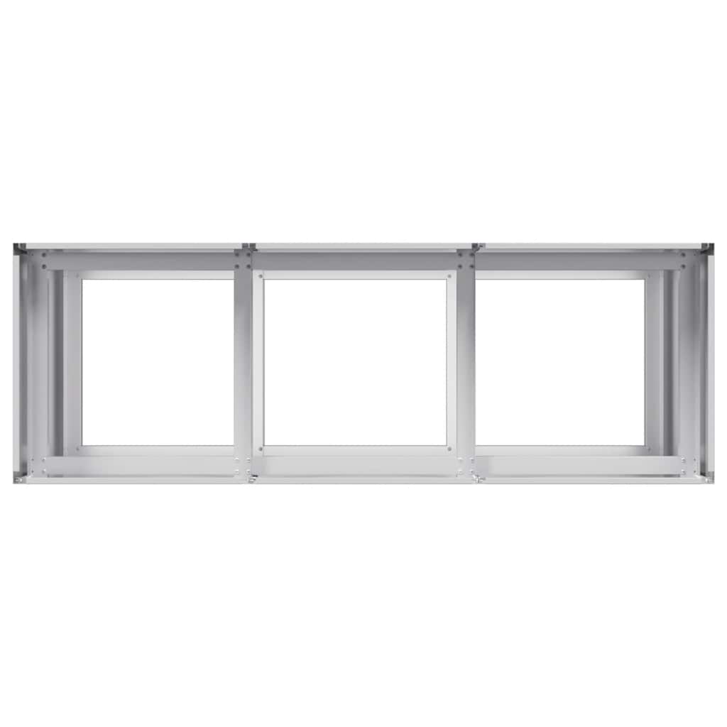 Lovelis, 120x40x80cm, galvanizuotas plienas